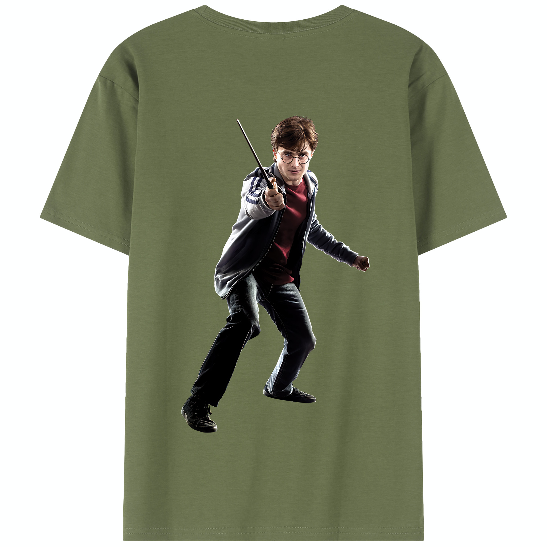 （画像用） Harry Potter ハリー・ポッターシリーズ 綿100％半袖Tシャツ（背面プリント）